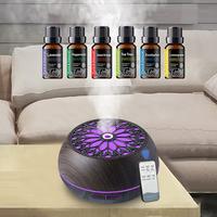 550ml Smart Diffuser with 6 Oils  App Remote, Custom Timer & RGB Lighting for Modern Home Decor air  purifier essential oil a...