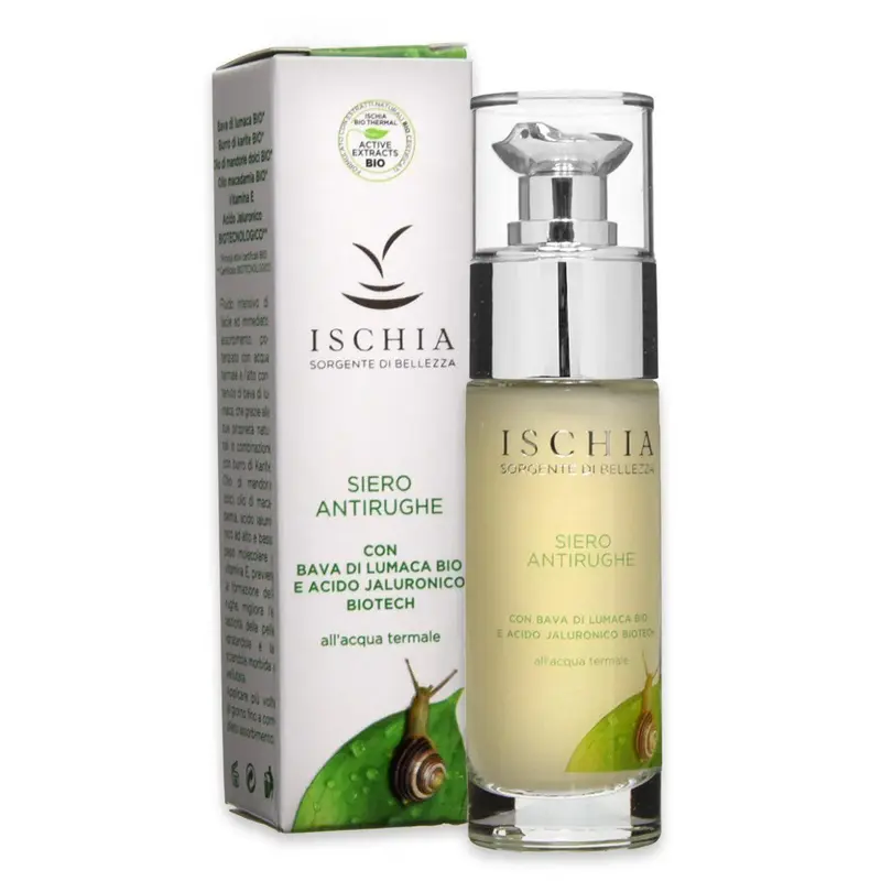 Ischia anti-wrinkle serum 30 ml with organic snail slime