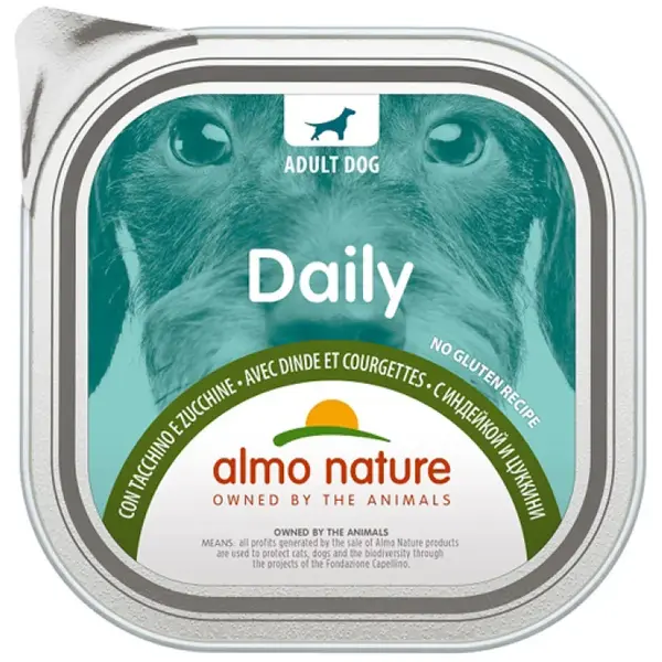 Almo nature Daily Menu with Turkey and Zucchini - 300GR