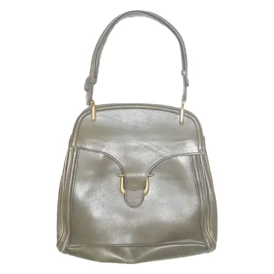 Womens Handbag Green Leather