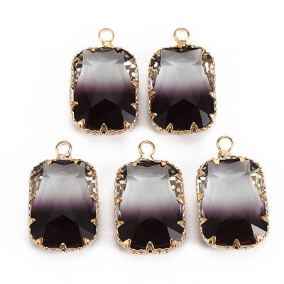 Gradient Color Glass Pendants