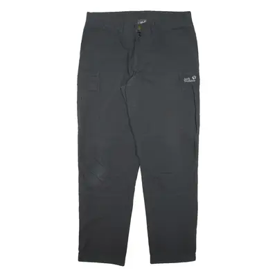JACK WOLFSKIN Cargo Mens Trousers Grey Regular Straight W38 L33
