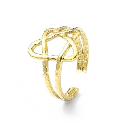 Ion Plating(IP) 304 Stainless Steel Open Cuff Ring