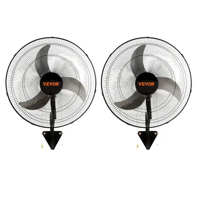 VEVOR Oscillating Wall Mount Fan, Various specifications, Commercial or Residential for Warehouse, Greenhouse, Workshop, Pati...