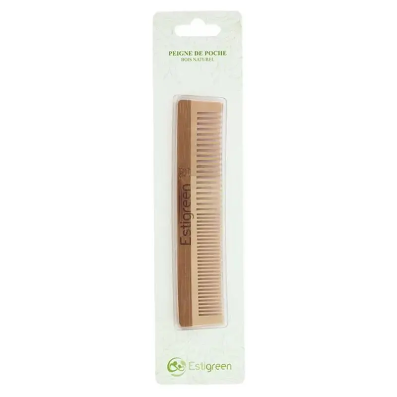 Estipharm Natural wood pocket comb