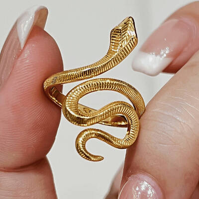 Brass Adjustable Cuff Rings for Women