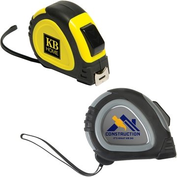 75 Customized 25' Foot Locking Tape Measure - Rubberized & ...