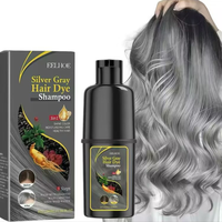 EELHOE 3-in-1 Magic Gray Dye Shampoo 100ml: Herbal formula for instant & long-lasting color. All hair types  Haircare hair dy...