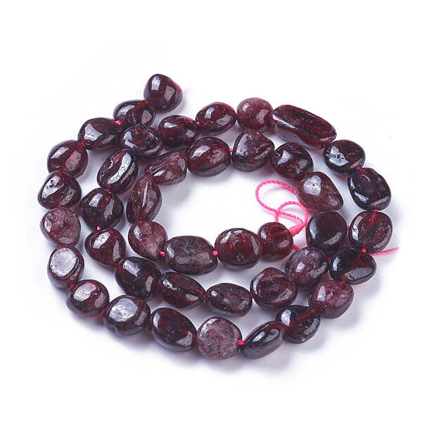 Natural Garnet Beads Strands