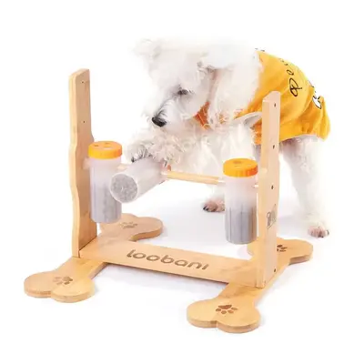 Dog Food Puzzle Toys, Interactive Dog Toys for Dogs IQ Training and Mental Stimulation, Three Adjustable Height Dog Treat Toy...