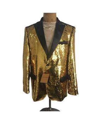big and tall mens tuxedos - Black and Gold Tuxedo