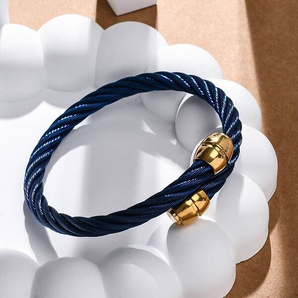 304 Stainless Steel Torque Bangles for Women