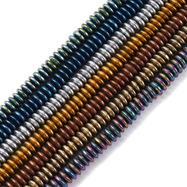 Electroplated Non-magnetic Hematite Beads Strands