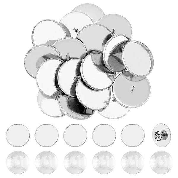 DIY Blank Dome Brooch Making Kit