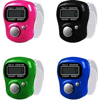 Digital Tasbeeh 5-Digit LCD Finger Tally Counter for Golf, Golf, Lap & Knitting with Count Reset Function