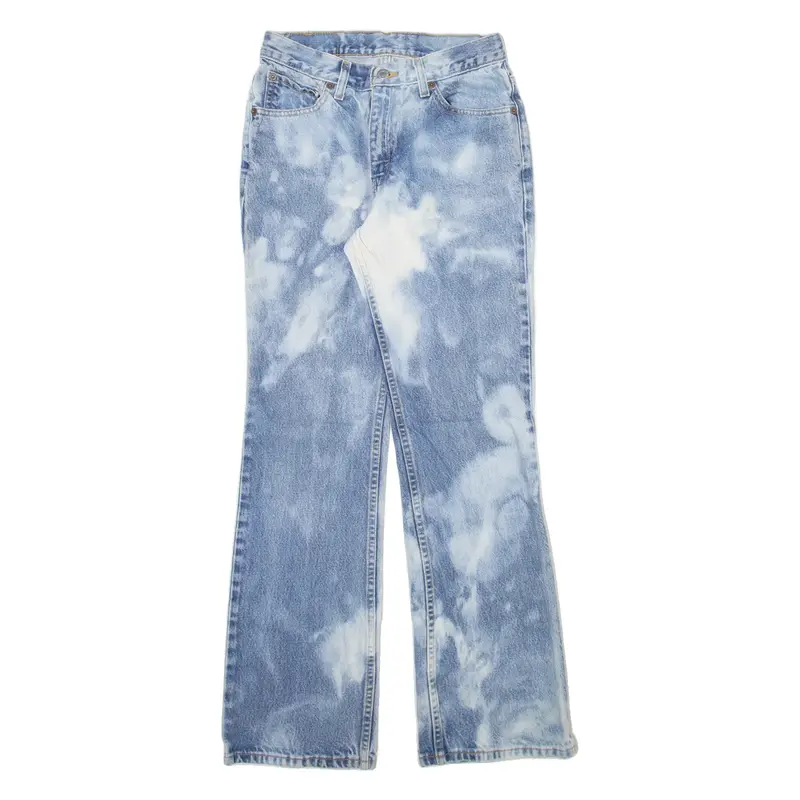 LEVI'S 517 Womens Jeans Blue Regular Bootcut 90s Acid Wash W27 L31