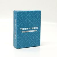 Truth Or Shots Card Game, 1 Box Fun Adult Card Game, Suitable for Party and Date Nights, Drinking Game Cards, Party Game Supp...