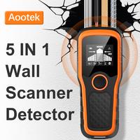 Aootek Stud Finder Wall Scanner Detector 5 Modes HD LCD Display for the Center and Edge of Metal Pipes AC Wires Joists Wooden...