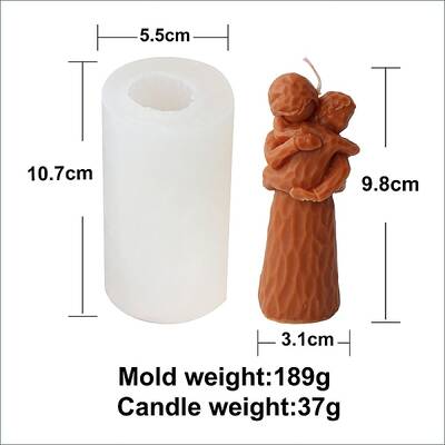 Mother's Day DIY Silicone Statue Candle Molds