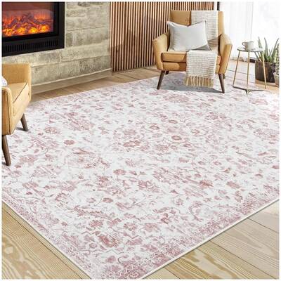 Garvee Large Rug 3x5 Washable Ultra Soft Rugs Non Slip Low Pile Carpet Large Living Room Rug for Farmhouse Nursery Bedroom Of...