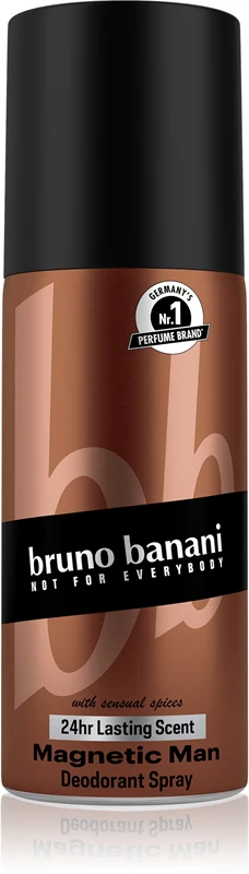 Bruno Banani Magnetic 24 hour spray deodorant for men 150 ml