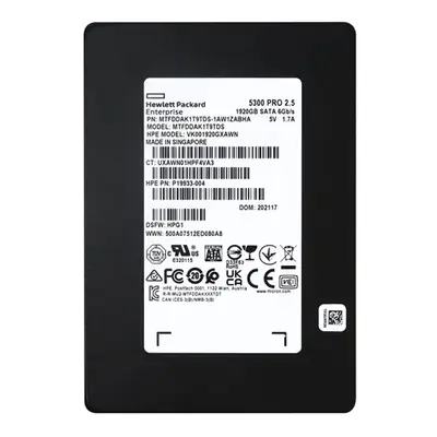 HP P19933-004 | 1.92TB SATA 6Gb/s Read Intensive 2.5-Inch Solid State Drive