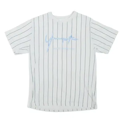 YANGSTER Striped Mens T-Shirt Grey S