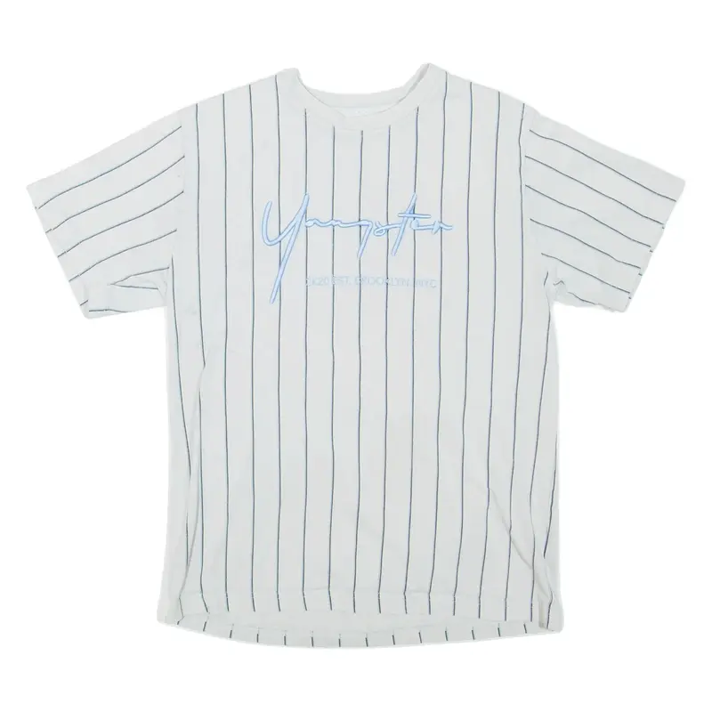 YANGSTER Striped Mens T-Shirt Grey S