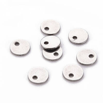 Non-Tarnish 201 Stainless Steel Stamping Blank Tag Pendants