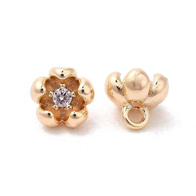 Brass & Cubic Zirconia Pendants