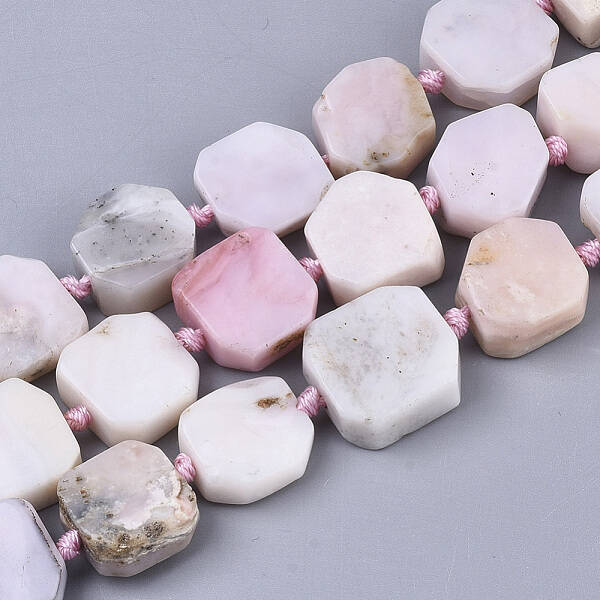 Natural Pink Opal Beads Strands