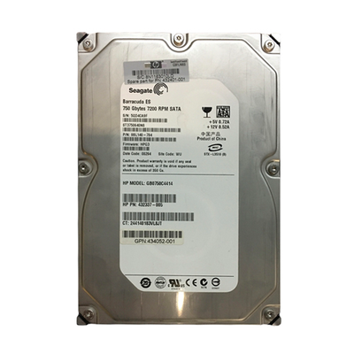 434052-001 HP 750GB 3Gb/s SATA 7200 3.5-inch 16MB Hard Drive