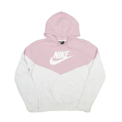 NIKE Hoodie Pink Pullover Womens L
