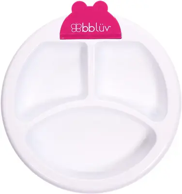 BBLÜV pink divided plate