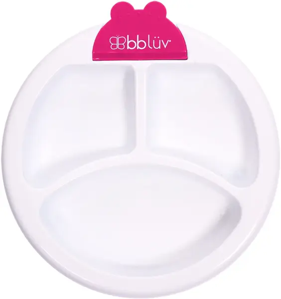 BBLÜV pink divided plate