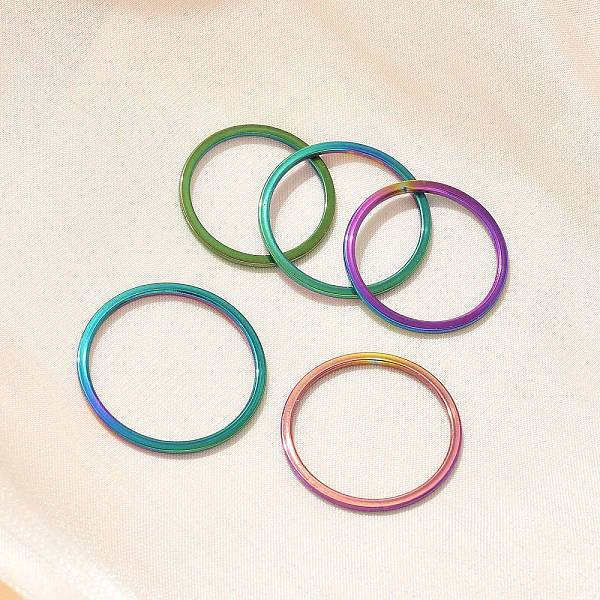 304 Stainless Steel Plain Band Rings