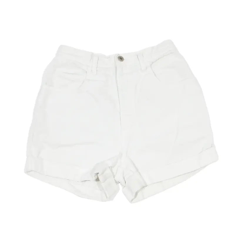 ANCHOR BLUE Denim Shorts White Regular Womens XS W24