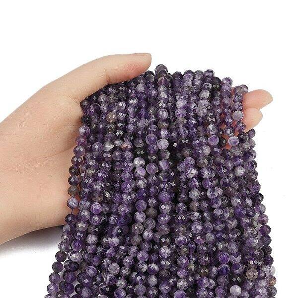 Natural Amethyst Beads Strands