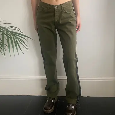 Just Cavalli Jeans - 28W UK 8 Green Cotton