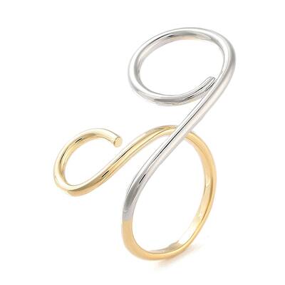 Brass Open Cuff Ring for Women