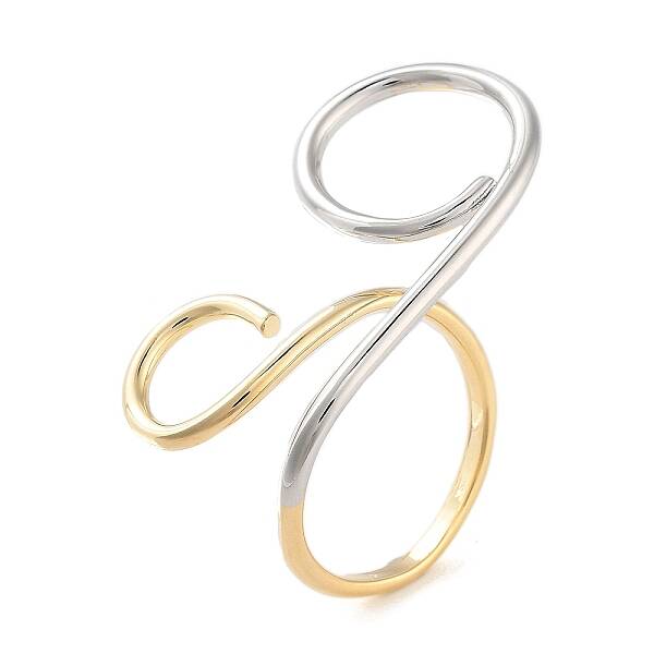 Brass Open Cuff Ring for Women