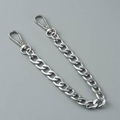 Aluminum Curb Chain Bag Shoulder Straps