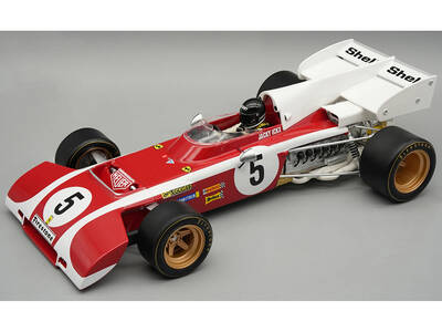 Ferrari 312 B2 #5 Jacky Ickx Formula One F1 South African GP (1972) Mythos Series with Driver Figure and Display Case Lim...