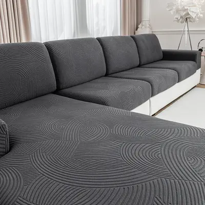Solid Color Sofa Seat Cover, 1 Count Non-slip Sofa Seat Protector, Sofa Seat Protector for Home Living Room, Home Decor