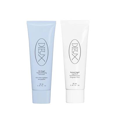 The Moisture Wardrobe Duo - Air Angel Plumping Gel Cream & Instant Angel Firming Moisturizer Bundle For Hydrated, Glowy