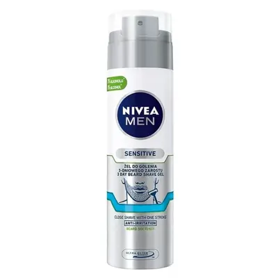 Nivea Sensitive - 3-day shaving gel, sensitive skin, 200 ml