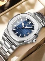 Men's Business Fashion Round Dial Analog Quartz Watch, Fashion Luminous Waterproof Watch for Party, Daily Clothing Decor, Tre...