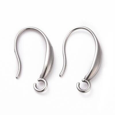 Tarnish Resistant 304 Stainless Steel Earring Hooks