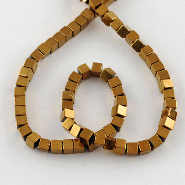 Non-magnetic Synthetic Hematite Beads Strands
