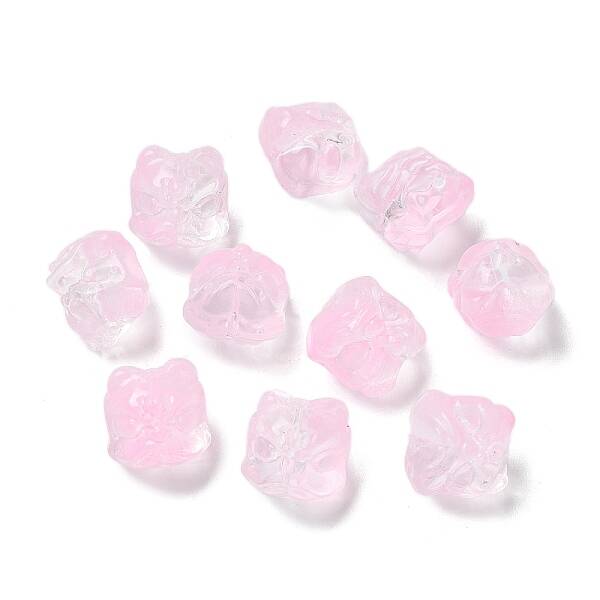 Baking Painted Transparent Glass Beads